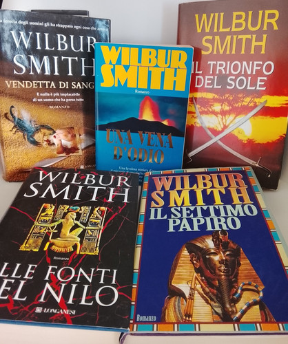 Wilbur smith lotto 5 libri - wilbur,